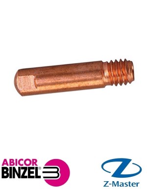 Контактный сварочный токосъёмник М6 1 мм CuCrZr D=6,0 /25 Abicor Binzel 140.0256 