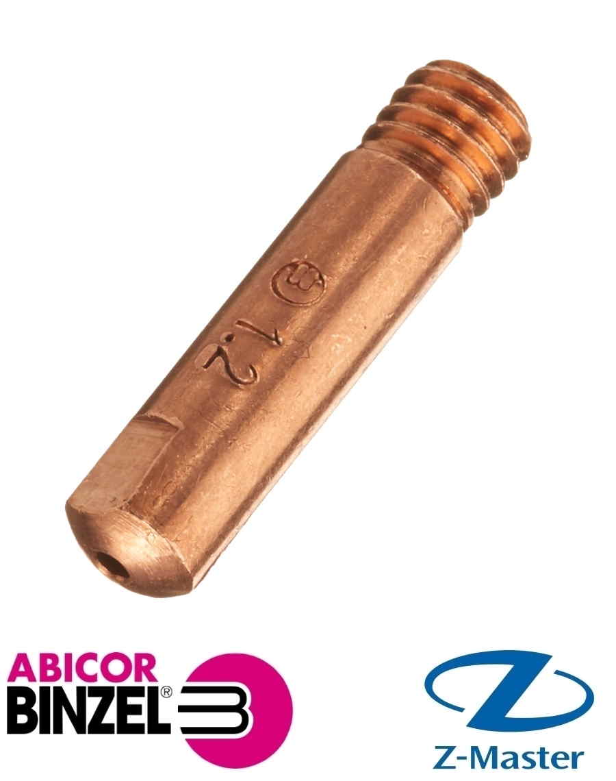 Сварочный токосъёмник E-Cu M6 /1,2 /D=6,0 /25 Abicor Binzel 140.0387