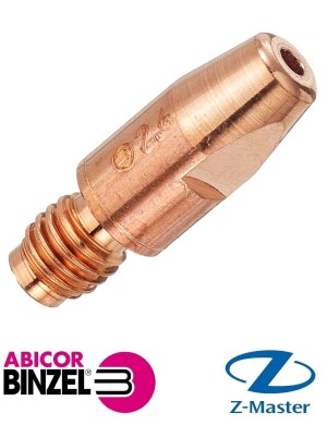 Контактный токосъёмный наконечник CuCrZr M8 /2,4 /D=10,0 /30 Abicor Binzel 