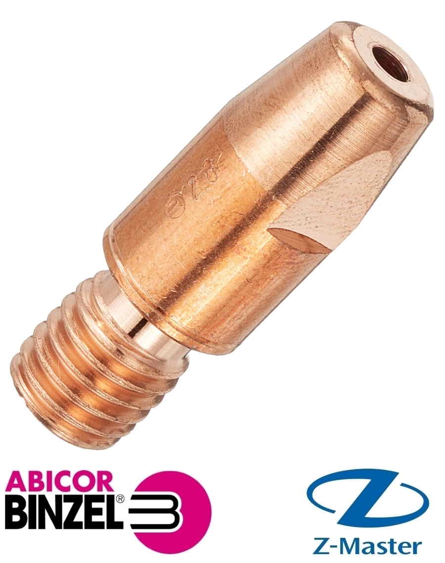 Контактный наконечник CuCrZr M10 /2,8 /D=12,0 /35 Abicor Binzel 