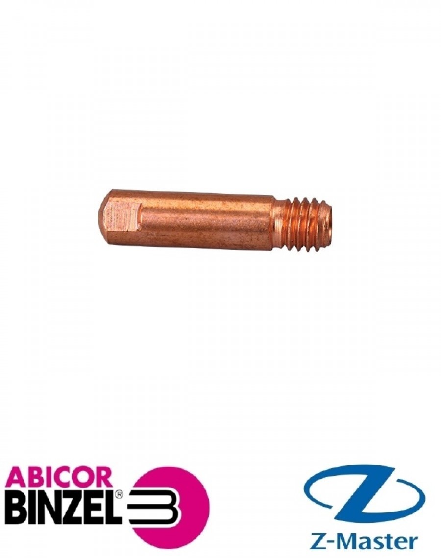Токосъёмный наконечник 0.8 мм М6 /08 CuCrZr D=6,0 /25 Abicor Binzel 140.0062
