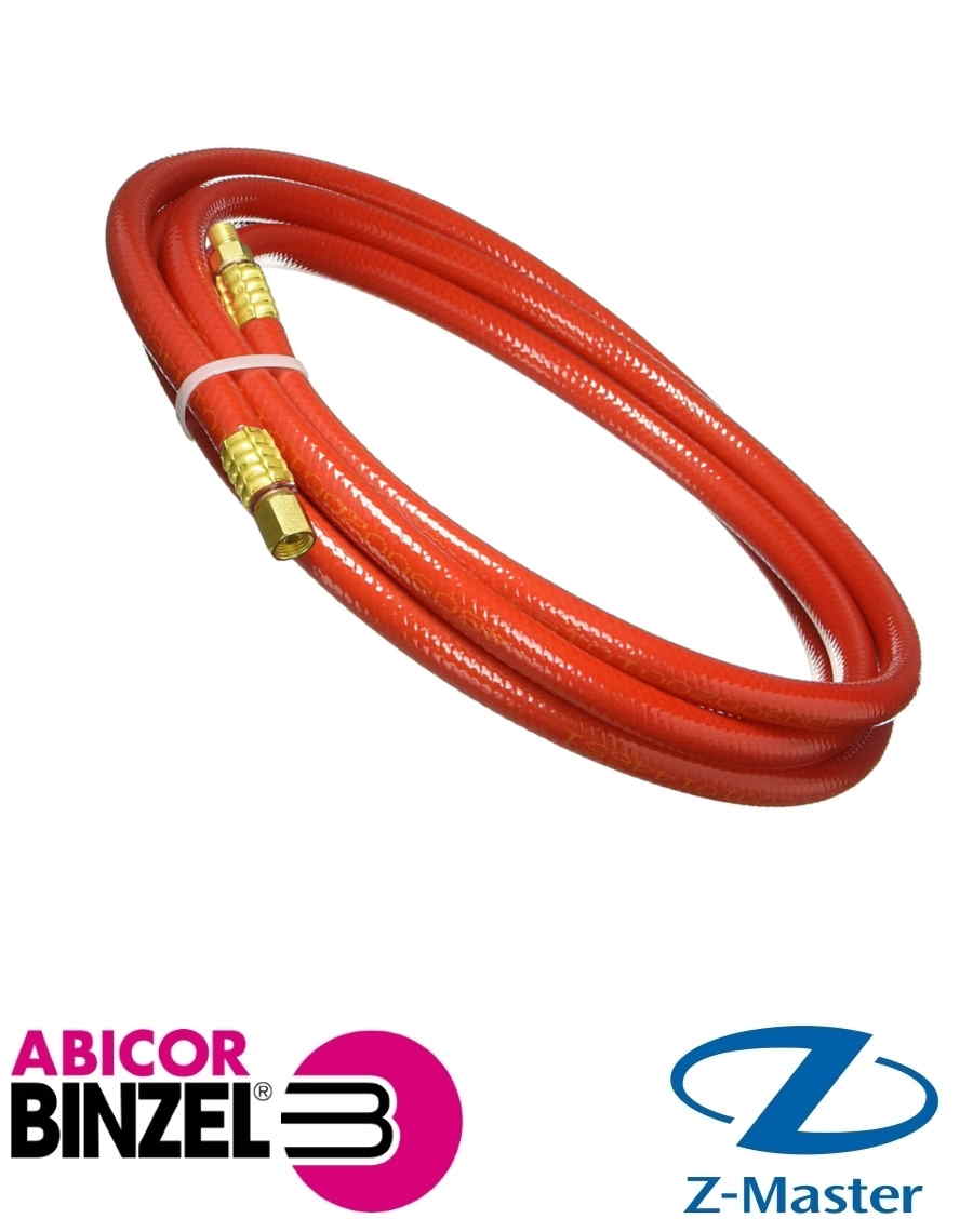 Шланг с вмонтированным кабелем 3м, красный Binzel