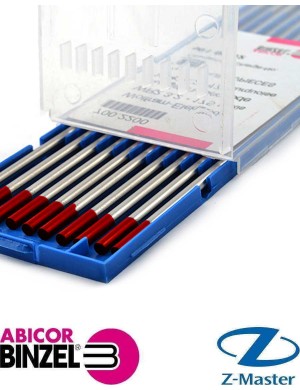 Вольфрамовый электрод WT 20 3,0х175 красн (1 уп. - 10 шт.) Abicor Binzel