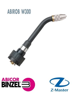 Гусак сварочной горелки ABIROB W300 с сенсором газового сопла, угол 45 гр., Abicor Binzel