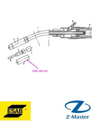 Защита от брызг PSF315 0366396003 Esab