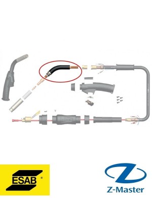 Шейка сварочной горелки PSF 305, 60 градусов /esab