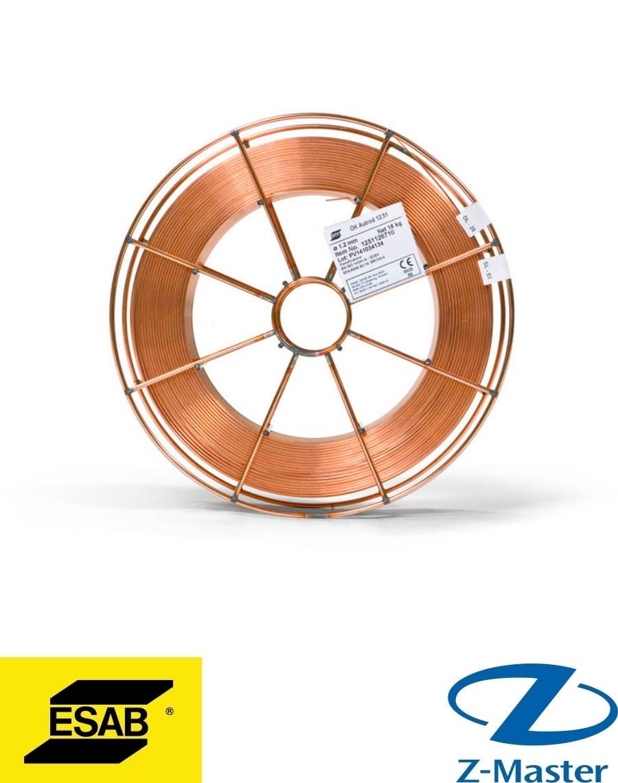 Проволока медная 1.2 мм OK Autrod 19.12 15 кг