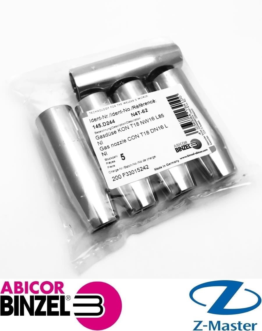 Газовое сопло коническое D 16/85 Abicor Binzel 145.D244