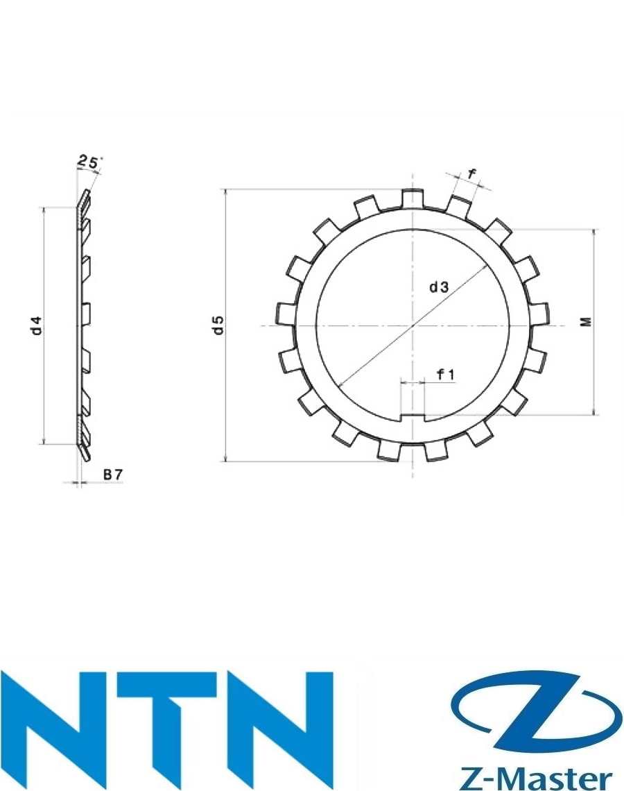 AW24 шайба NTN | MB24 J