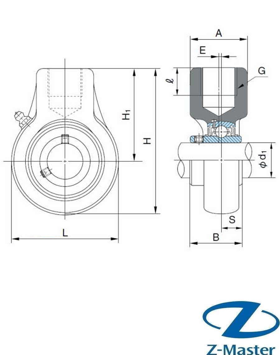 ECH 208 шарнирная головка ASAHI / NACHI