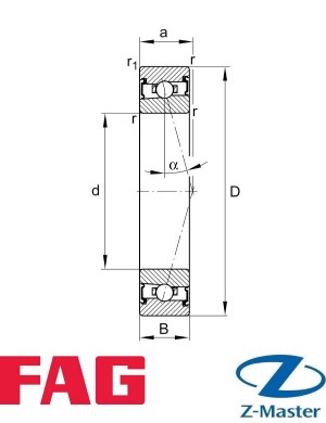 7002-C-T-SU-L-P4 подшипник FAG HSS7002-C-T-P4S-UL