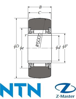NA22/6LL следящий ролик NTN / NA22/6LL | 