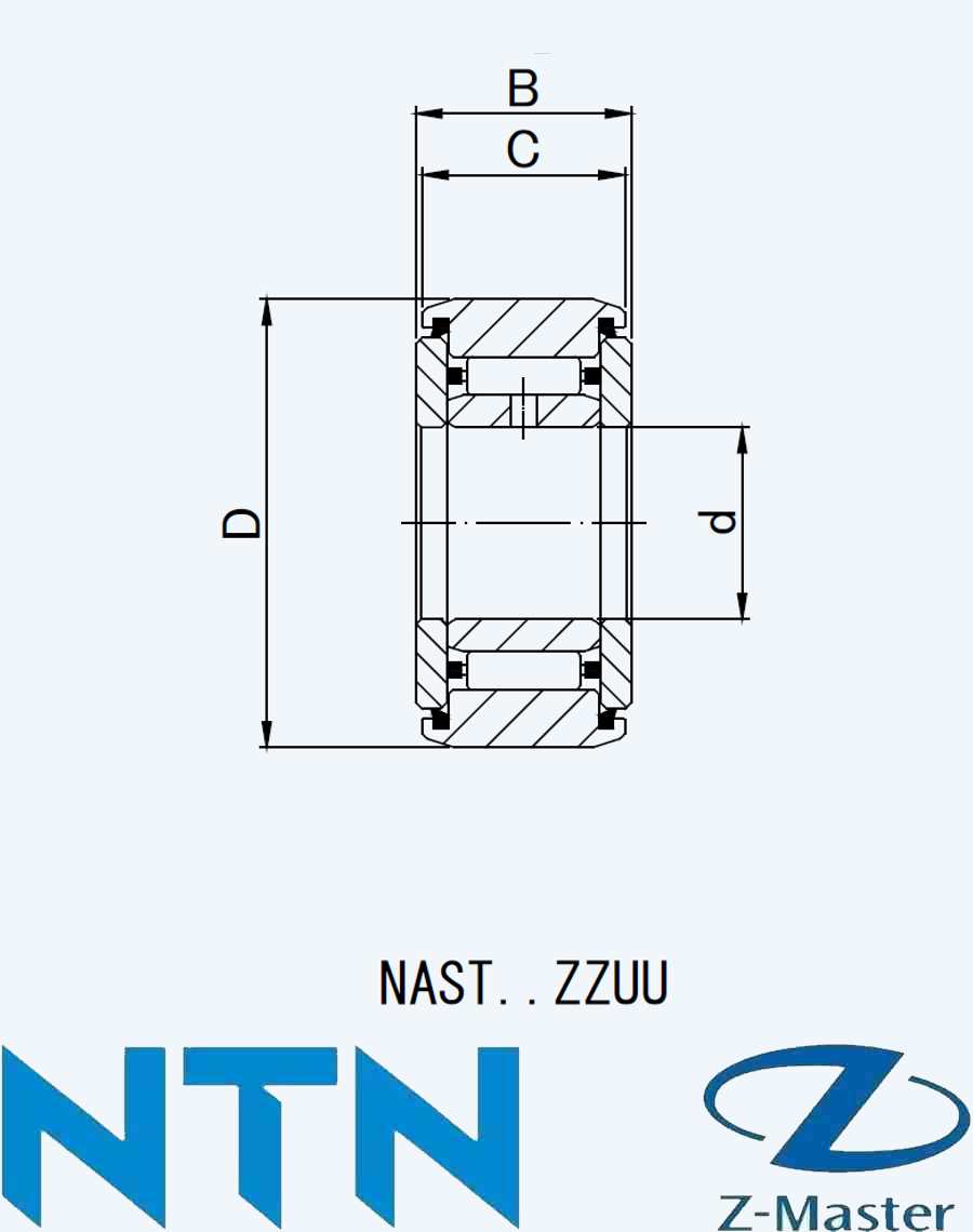 NAST25ZZUU следящий ролик JNS / | NAST25ZZUU