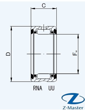 RNA4901-2RS игольчатый подшипник JNS RNA4901UU