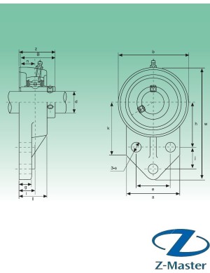 UCFB205 подшипниковый узел UCFB 205