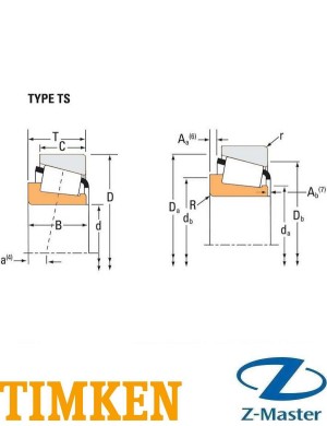 612910 кольцо JM612910PK конического подшипника JM612949/JM612910 TIMKEN