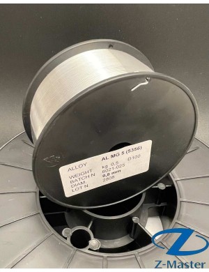 Проволока алюминиевая 0.8 мм 2,0 кг ER5356 (AlMg5) STC 1‑15 W