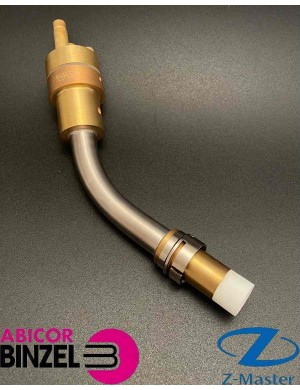 Гусак сварочной робогорелки ABICOR BINZEL ROBO 455 D 45° водоохлаждаемый, арт. 943.0163 / 943.0163.1
