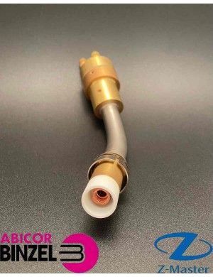 Гусак сварочной робогорелки ABICOR BINZEL ROBO 455 D 45° водоохлаждаемый, арт. 943.0163 / 943.0163.1