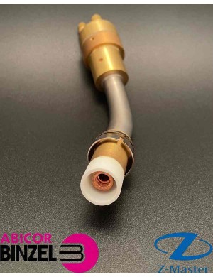 Гусак сварочной робогорелки ABICOR BINZEL ROBO 455 D 45° водоохлаждаемый, арт. 943.0163 / 943.0163.1