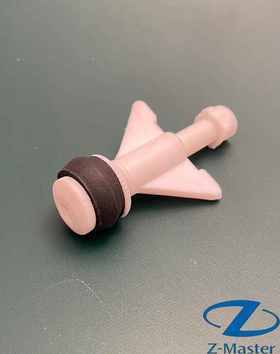 Заглушка для поддува PSP 0,75″ (19 мм) Ø18–24 мм × 10 мм — полая, для TIG/орбитальной сварки труб