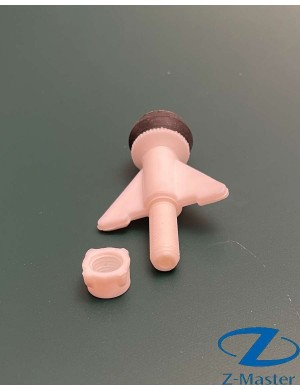 Заглушка для поддува PSP 0,75″ (19 мм) Ø18–24 мм × 10 мм — полая, для TIG/орбитальной сварки труб