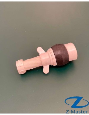 Заглушка для поддува PSP 1,5″ (38 мм) Ø37–54 мм × 0,5″ — полая, для TIG/орбитальной сварки труб